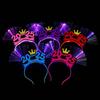 Number Letter LED Glow Hair Bands Snake Shape New Year Headdress  Men/Women/Kids