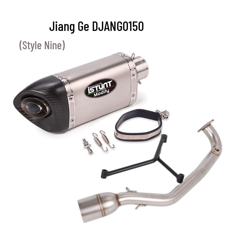 Exhaust Pipe for Peugeot Django 150 - Front, Rear, & Full Sections