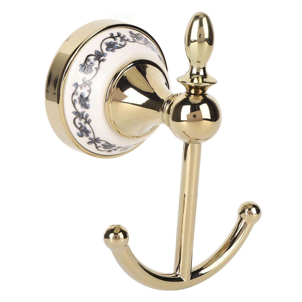 Decorative Wall Hook Multifunctional Space Saving Ceramic Zinc Alloy Wall Mounted Hanging Hook for