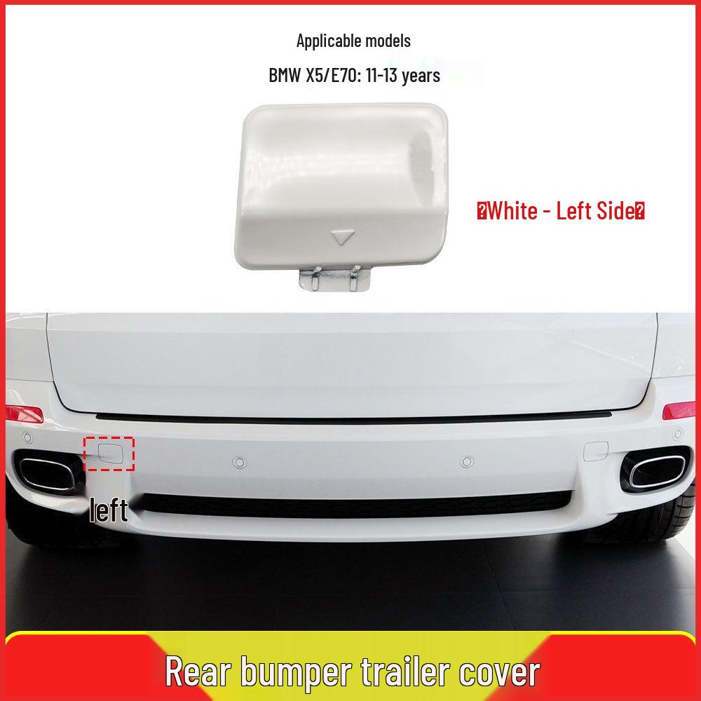 BMW X5 E70 Rear Bumper Tow Hook Covers (Left & Right) - Part 51127271815