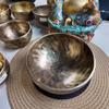 Full Moon Handmade Nepal Singing Bowl - Thickened Copper for Meditation and Yoga