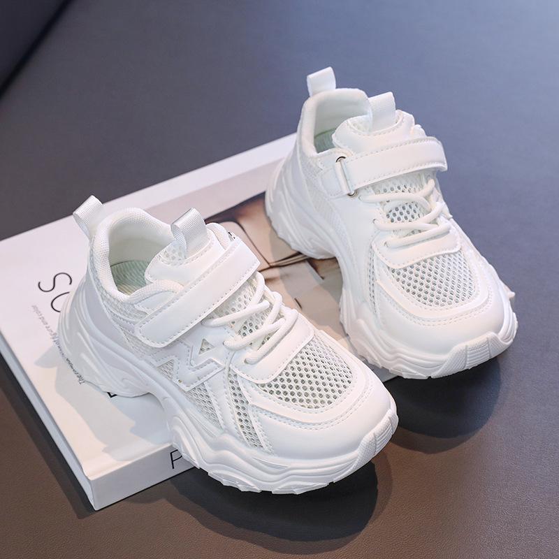 Kids' Sport Shoes 2026: Versatile White Mesh for Boys and Girls - Ideal for Spring and Summer