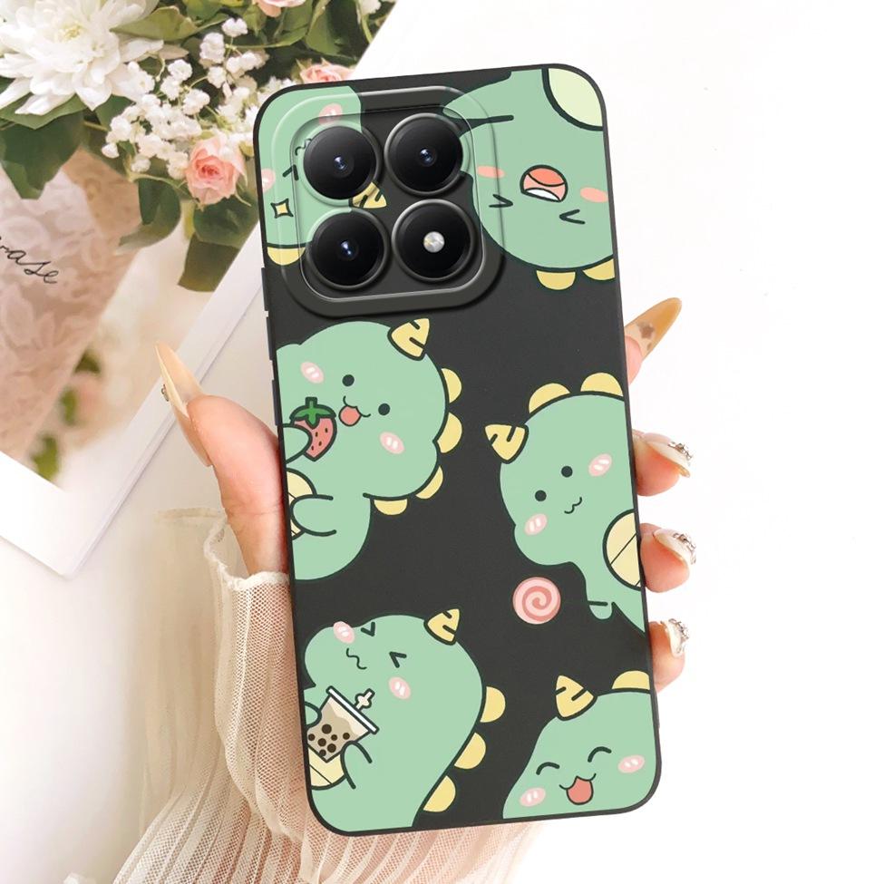 Casing For Xiaomi 15T 5G Cover Silicone Luxury Fashion Flowers Kawaii Cute Painted Shockproof Phone Case 25069PTEBG