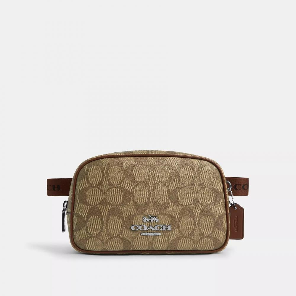 

Поясная сумка Coach Pace из фирменной парусины
