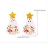 Fashion Personality Creative Versatile Halloween Acrylic Ghost Earrings