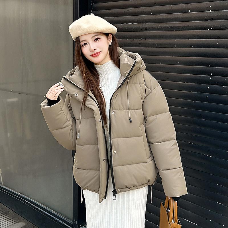 

Зимняя Новая Хлопковая Одежда Женские Универсальные Теплые Хлопковые Куртки M хаки