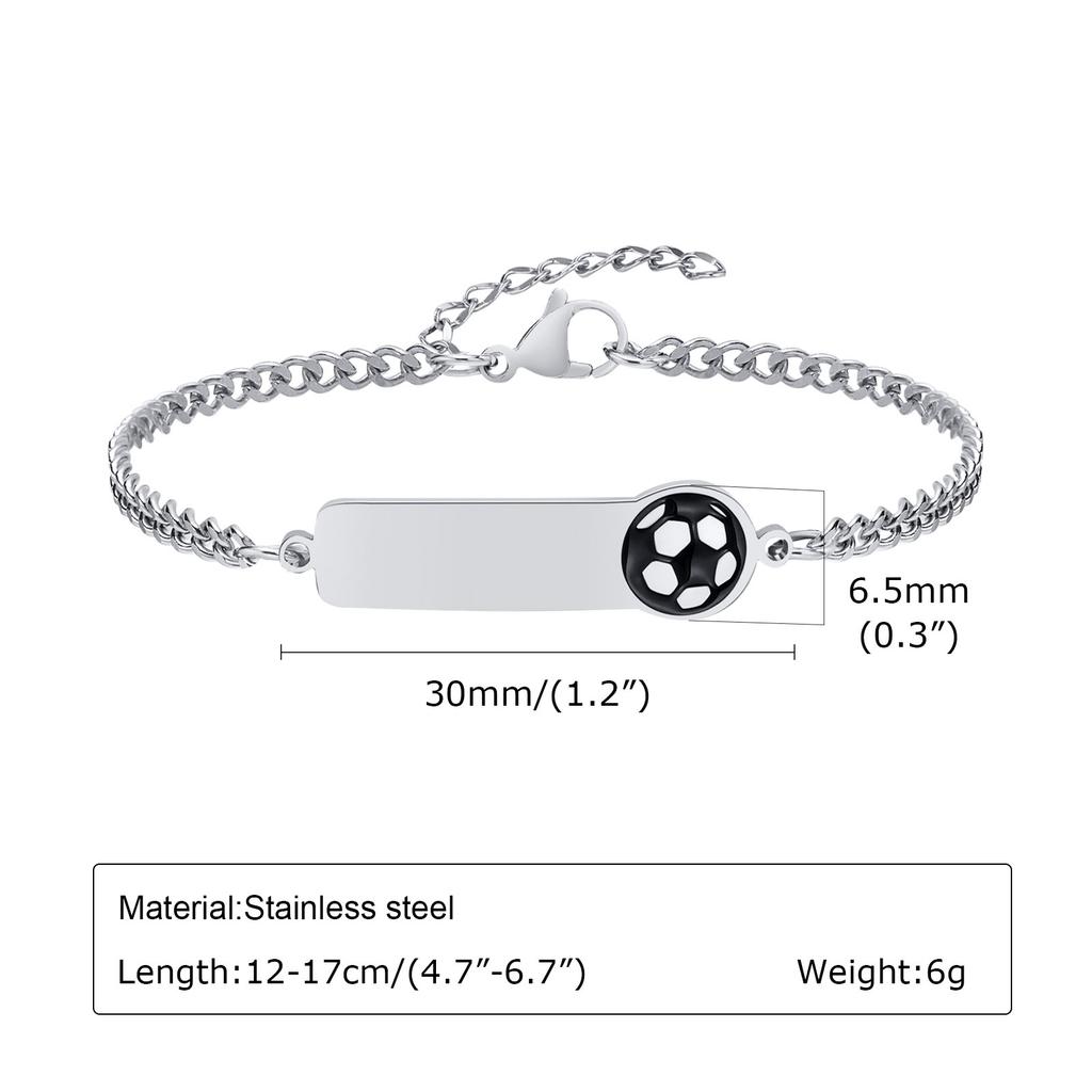 A Variety Of Fashionable And Personalized Women'S Children'S Cute Elements Epoxy Stainless Steel Gold Bracelet Length 12-17Cm