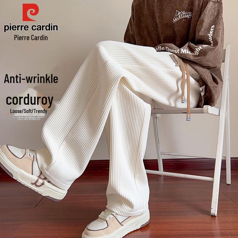 

Pierre Cardin Men s Loose Fit Corduroy Straight-Leg Pants XL