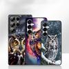 Owl Cartoon Phone Cover Case for Apple iPhone 16 15 14 Plus 13 12 Mini 17 Pro Max + 16E Air 16+ ProMax Casing