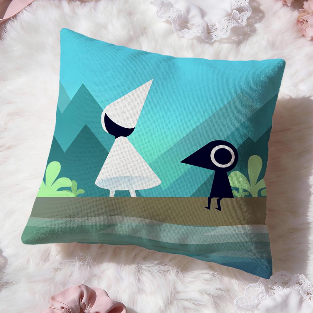 Monument Valley Game Cushion Cover Premium Comfort Reversible Pillow Cove -Two In One Design for Any Room & Car Interior