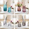 Creative Nordic Light Luxury Style Art Ice Point Shaped Durable Glass Vase for Modern Home Decor and Wedding Occasions