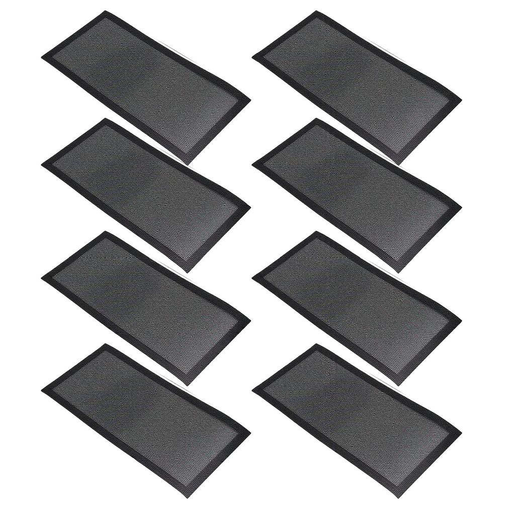 8PCS Magnet Vent Screen Washable Dust Proof Air Ventilation Filter Mesh for Floor Wall Ceiling Block Debris and Hair
