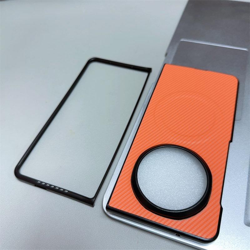 For Honor Magic V5 Case For MagSafe Magnetic Stripe Vegan Leather PC Back Cover For Honor Magic V5 Shell Lightweight Dustproof
