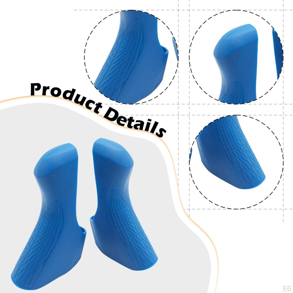 2 Stück Fahrrad Schalthebelabdeckungen Rennrad Bremshebelhauben für R2000/R3000 Zubehör Rutschfest