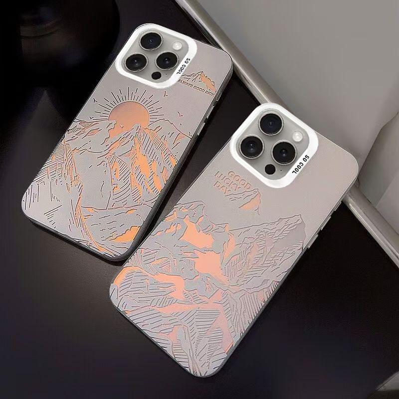 Rizhao Jinshan Laser Color Silver Shell Suitable for Apple 16 15 14pro Mobile Phone Case 15promax13 12 11X