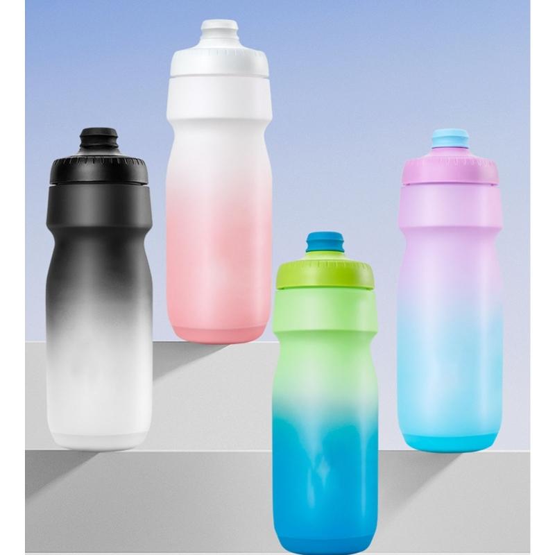 Squeeze Type Sport Bottle 650ml Large Capacity Bicycles Water Kettle Road Bike Portable Kettle with No Lift Nozzle