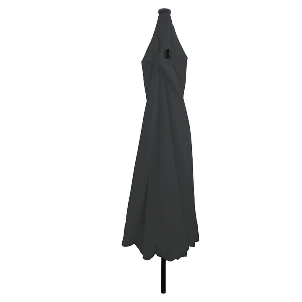 Garden Sun Umbrella Anthracite 395 x 395 x 245 cm Polyester