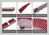 Nishikawa Shouroku Shoten Folding Fan byCOLOR Grayish Purple Comes in a Fan Bag Folding Perfect Gift for Women Two-Color / (Black) - - Two-Color Fan,