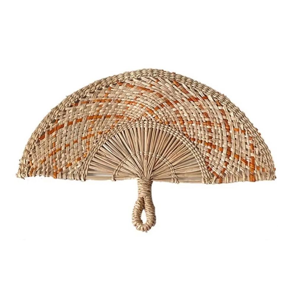 

Ручной работы плетеный из травы веер на стену фон декоративные элементы веер из соломы гостиная Style 1