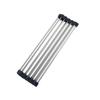 Foldable Stainless Steel Dish Drainer Roll Up Dish Drying Rack Shelf Kitchen Sink Holder Organizer Bowl Tableware Plate Storage