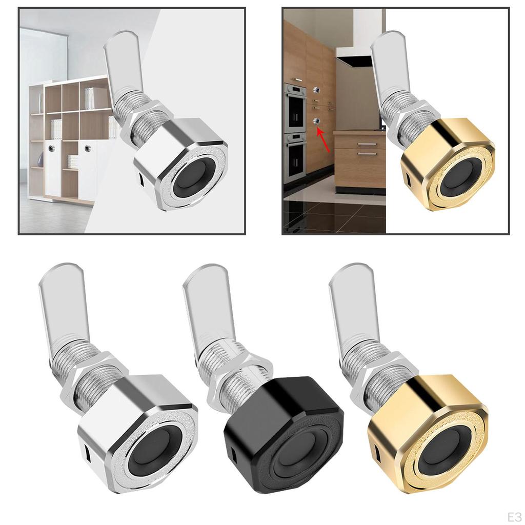 Drawer Furniture Lock Biometric 20 Fingerprints DIY 30mm,USB Charging,Zinc Alloy Smart