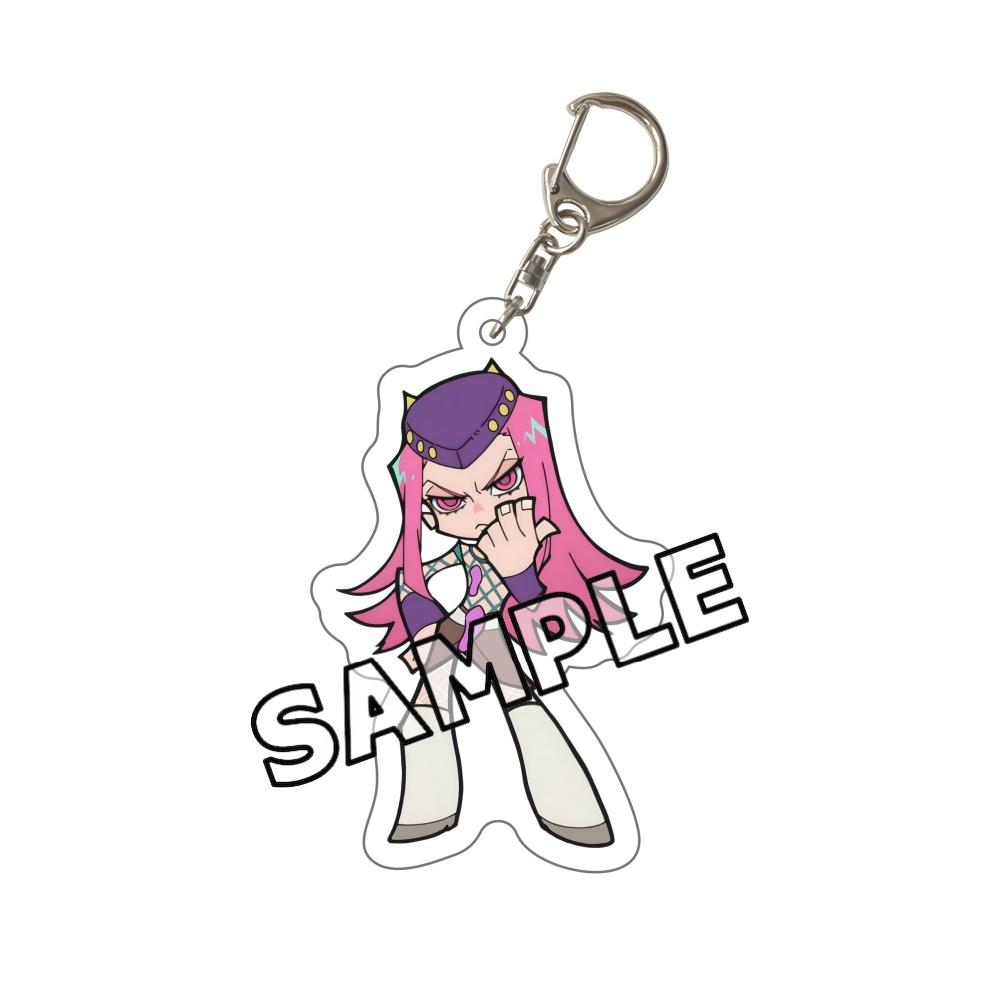 2026 New JoJo Bizarre Adventure Chibi Acrylic Keychain JJBA Jotaro Giorno Jolyne Dio Josuke Bruno Keyring Kawaii Anime Bag Gift
