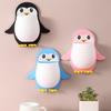 Wandmontage-Organizer mit Pinguin-Motiv: Aufbewahrung für Make-up, Zahnbürste und Handy
