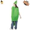 Adult Halloween funny cos cucumber costumes, parent-child costumes, couple costumes, carnival fruit costumes