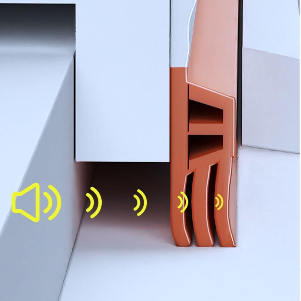 Dustproof Waterproof Seal Strip Windproof Window Gap Baffle Sliding Window Sealing Strip  Bedroom