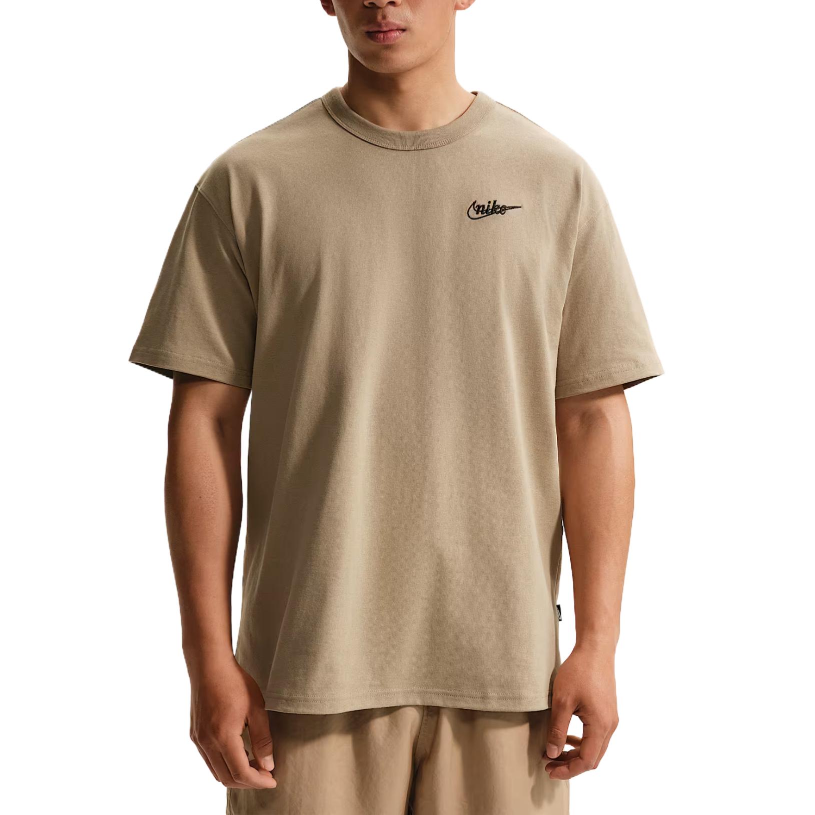 Nike Sportswear Cotton Thick Round Neck Drop Shoulder T-Shirt Men tops IV2639247 XS