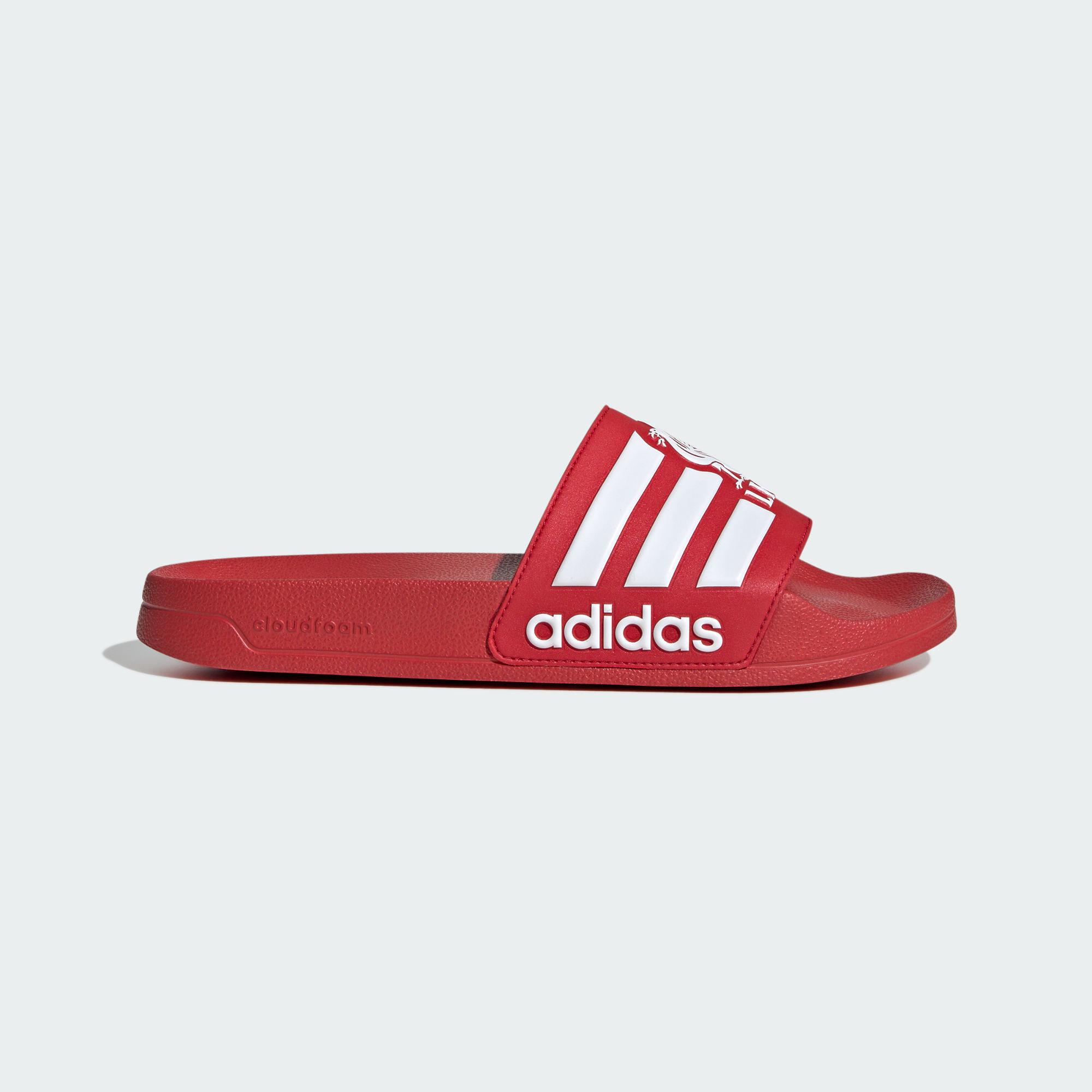 Adidas ADILETTE SHOWER Slide Slippers Unisex Red 36.5