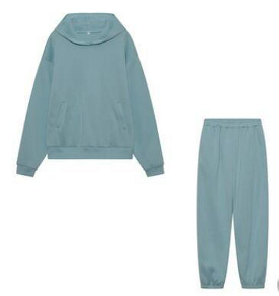 

European & American Casual Women s Thickened Long-Sleeve Sweatshirt and Pants Set XL