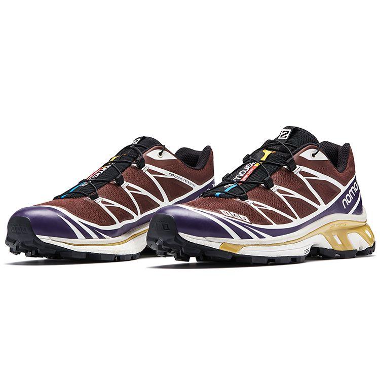 SALOMON Xt-6 Twilight Outdoor Trendy Retro Low-Top Running Shoes Unisex Sneaker Chocolate 414547