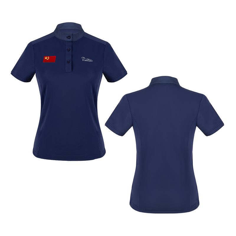 Breathable Quick-Dry Equestrian Competition Short Sleeve T-Shirt