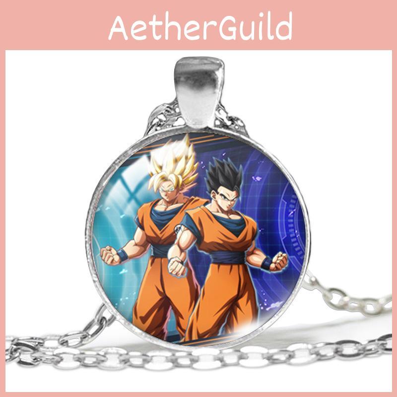 Elegant Seven Dragon Ball Anime Inspired Necklace With Durable Alloy Chain Design