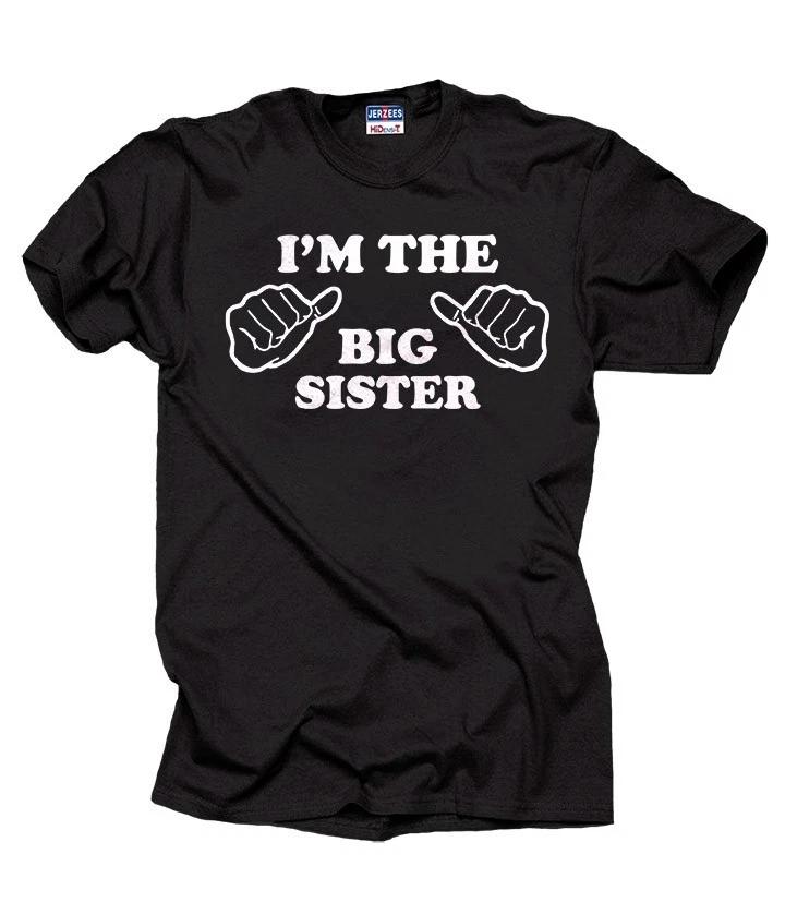 I Am The Big Sister TShirt Gift For Sister Tee Shirt S