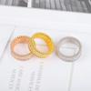 Sale Gifts New 2023 Top Quality Hot Brand Classic Europe Luxury Jewelry Rings For Women Full Zircon Rose Gold Engagement Wedding