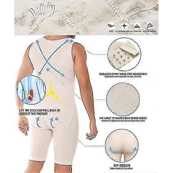 Body Shaper For Men Slimming Compression Garment And Post Surgical Shapewear,plus Size