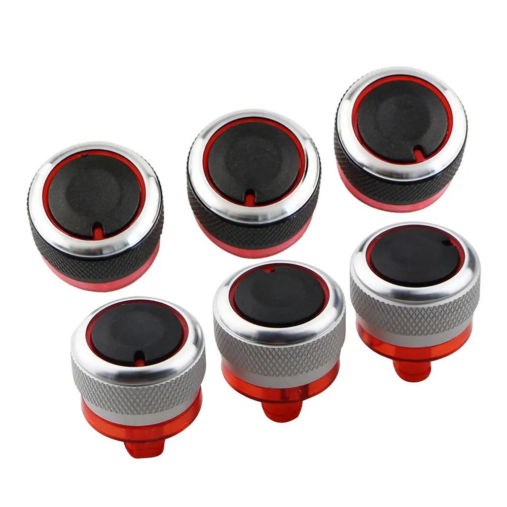 3 Ps for Peugeot 206 207 2006-2011 Air Conditioning AC Knobs Switch Heat Control Buttons Car Mouldings