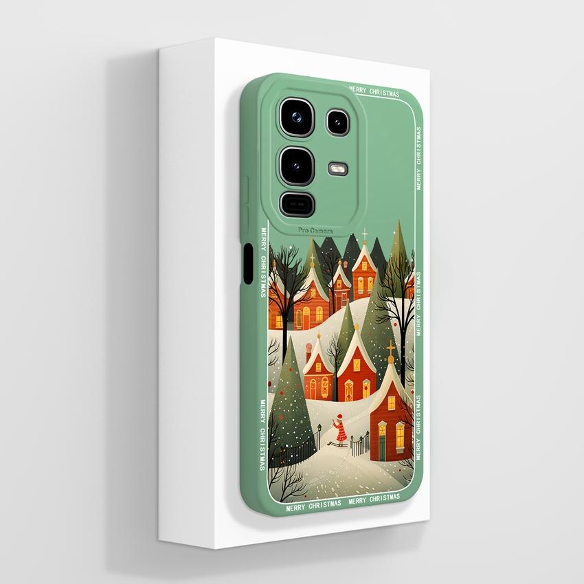 For Infinix Note 50x 50s 50 Pro Plus GT 10 30 Pro 5G Phone Cases Cute Cat Patterns Screen Protector Liquid Silicone Anti Slip Shell For Infinix Casing