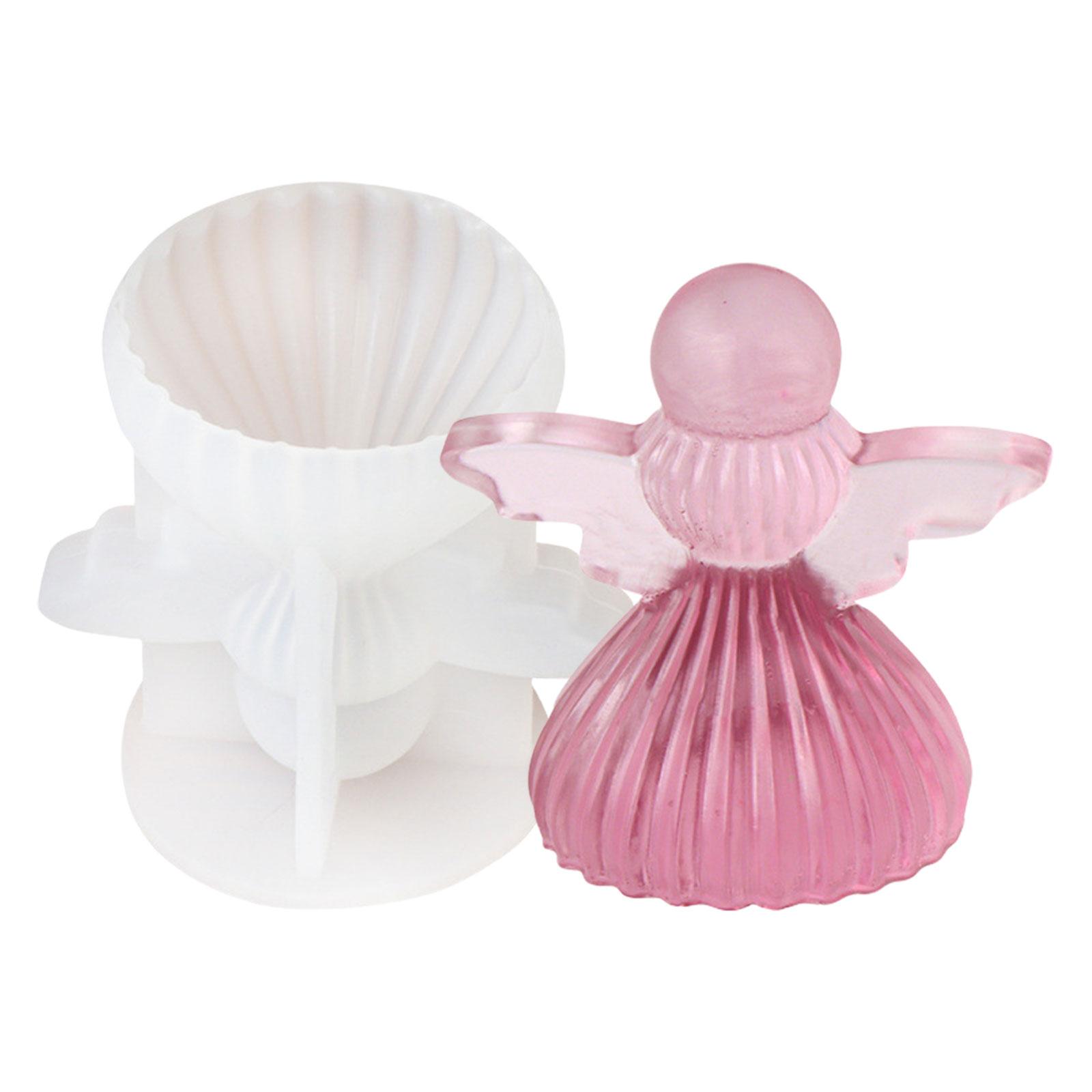 

Прочные силиконовые формы для свечей, элегантные ангельские узоры для домашнего использования, свечи и смоляные художественные изделия, украшение дома C