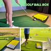 Large Golf Ball Holder Golf Driving Range Practice Balls Box Set Training Accessories with Storage Container for Golfers