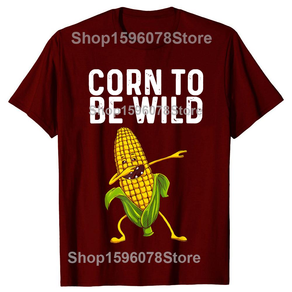 Rolig majsbondes klassiska t-shirt sommar herr damkläder mode t-shirts bomull kortärmad överdimensionerad lös t-shirt toppar