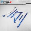 Compatible Sway Bar Chassis Strengthening Parts for 8th–11th Gen Civic, with Specific Compatibility for 10th Gen Models.