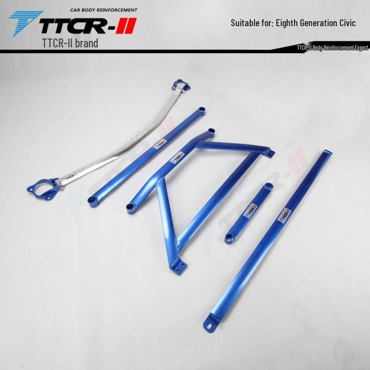 Compatible Sway Bar Chassis Strengthening Parts for 8th–11th Gen Civic, with Specific Compatibility for 10th Gen Models.