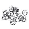 50Pcs Place Card Holder Round Shape   Table Number Name Card Display Stand Metal Photo Clamp for Wedding