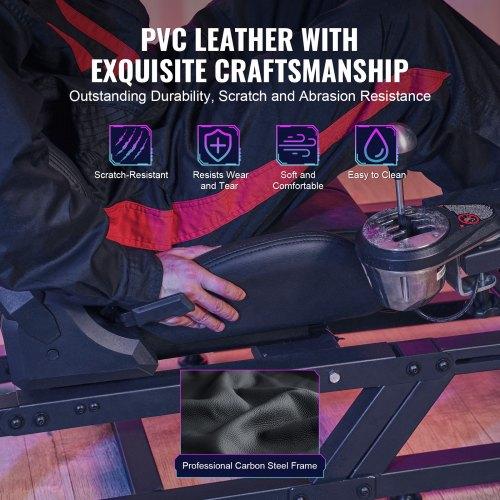 VEVOR Racing Wheel Stand For Logitech G923/G920/G29, Heavy Duty Steel Driving Simulator Cockpit-Thrustmaster T248P