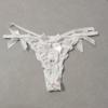 Europese & Amerikaanse Sexy Dames T-Back Lingerie met Grote Strik & Kruisbandjes Verleiding Thong