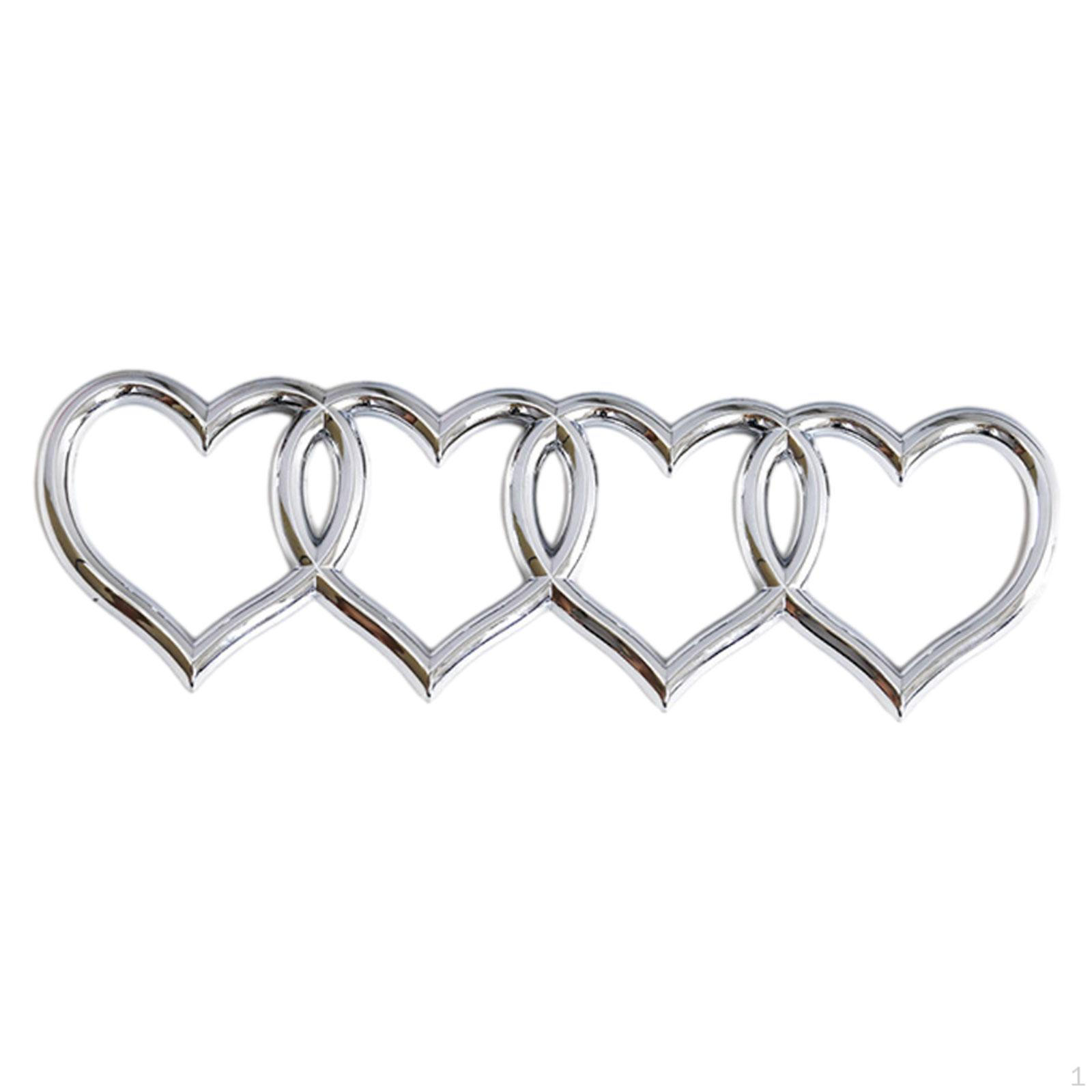 Car Trunk Decal Auto Decorative Sticker Silver