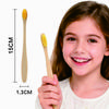 Ready Stock Fast and Custom Logo Kids Waterdrop Shape Soft BPA Free Natural Biodegradable Bamboo Toothbrush